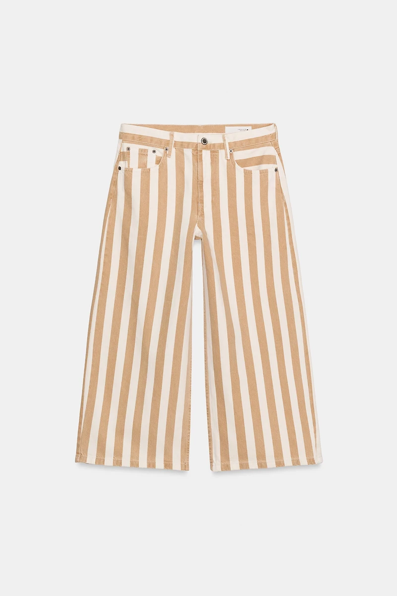 JEAN JUPE-CULOTTE RAYURES TAILLE MOYENNE ZW COLLECTION