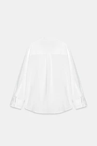100% LINEN FIREMAN CLASP SHIRT ZW COLLECTION