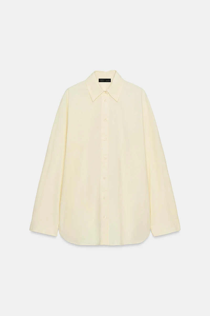 OVERSIZED POPLIN SHIRT