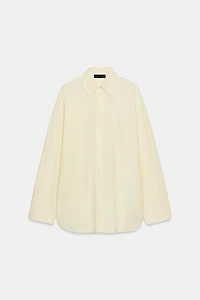 OVERSIZED POPLIN SHIRT
