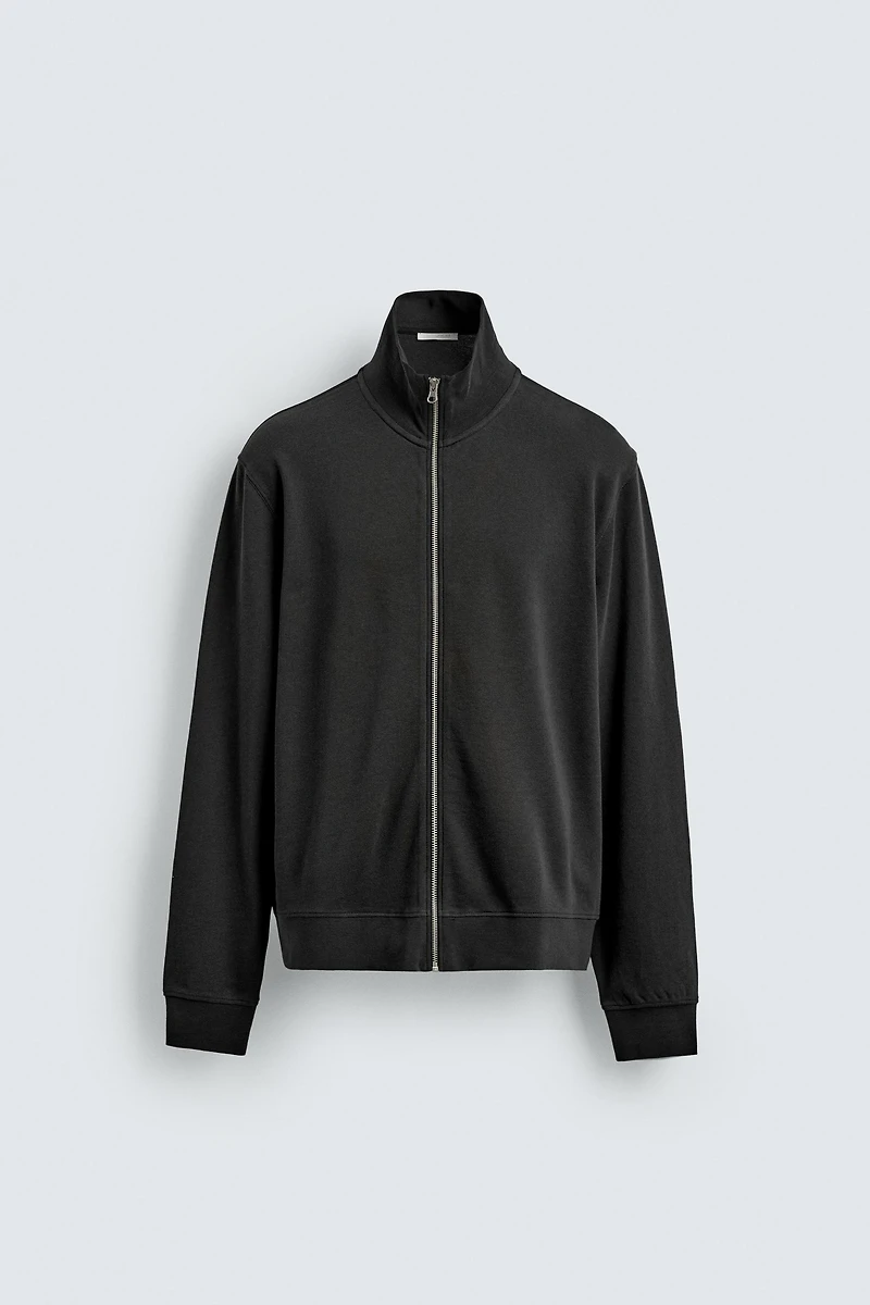 REGULAR FIT ZIP SWEATSHIRT
