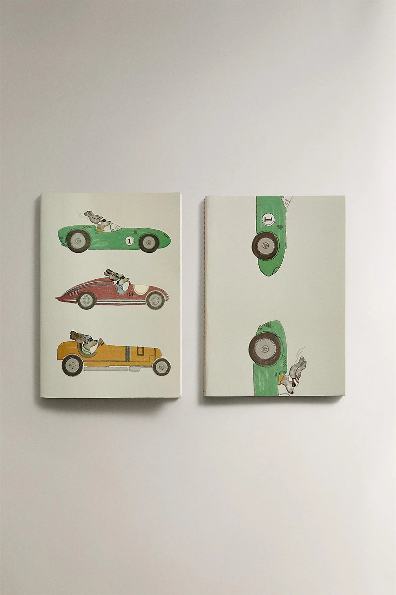 RACING DOGS NOTEBOOK (SET OF 2)