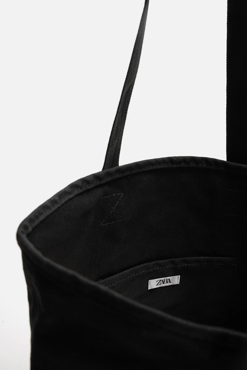 WOVEN SHOPPER BAG