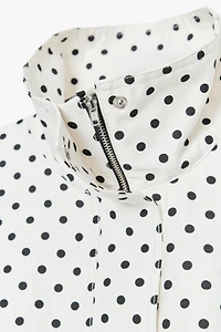 POLKA DOT PUFFER JACKET