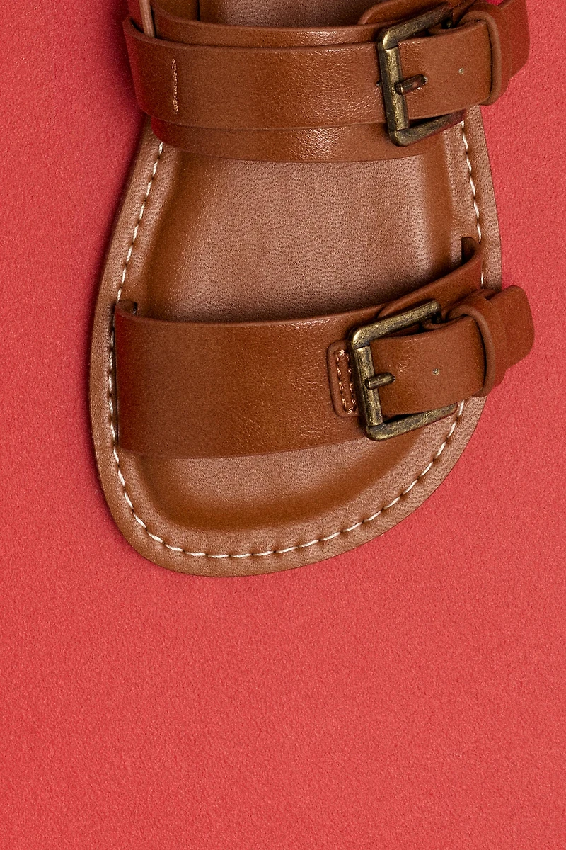 BUCKLED SANDALS