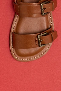 BUCKLED SANDALS