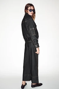 HIGH COLLAR PUFFER BOMBER JACKET
