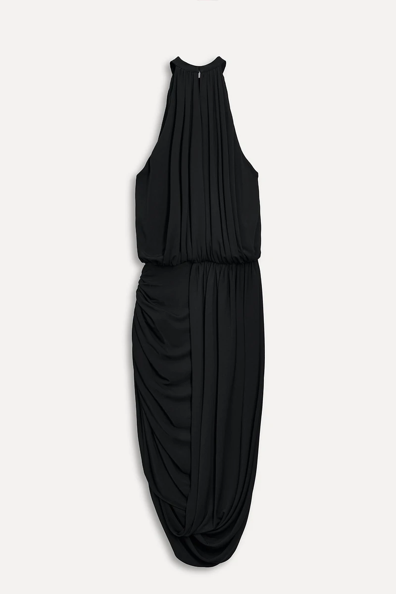 ASYMMETRIC HALTER DRESS 50TH ANNIVERSARY