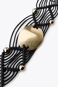 METAL PIECE CORD BELT