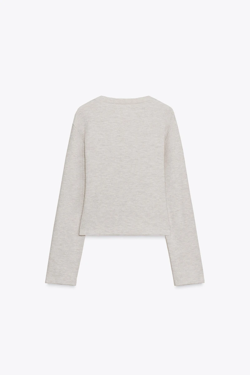 SOFT BUTTON CARDIGAN