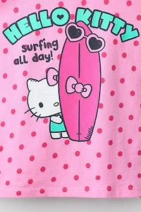 POLKA DOT SURF HELLO KITTY © SANRIO T-SHIRT