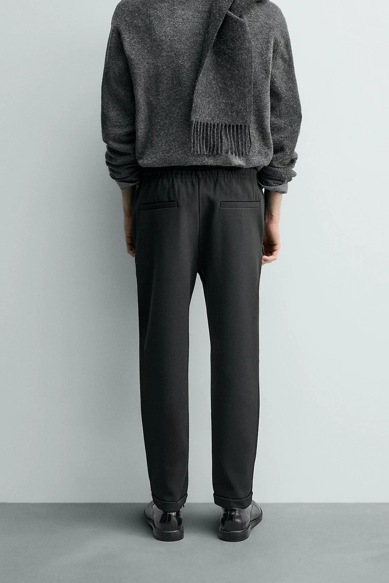 COMFORT NON-IRON JOGGER-WAIST PANTS