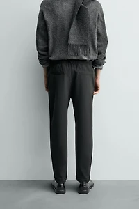 COMFORT NON-IRON JOGGER-WAIST PANTS