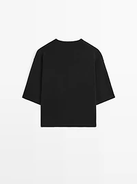 Wool blend V-neck sweater