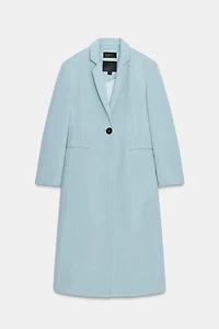 FITTED WOOL BLEND COAT ZW COLLECTION