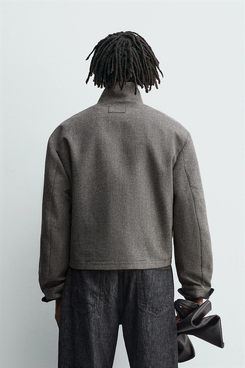 HOUNDSTOOTH OVERSHIRT