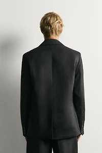 TEXTURED SUIT BLAZER