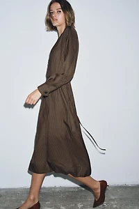 ZW COLLECTION POLKA DOT BELTED DRESS