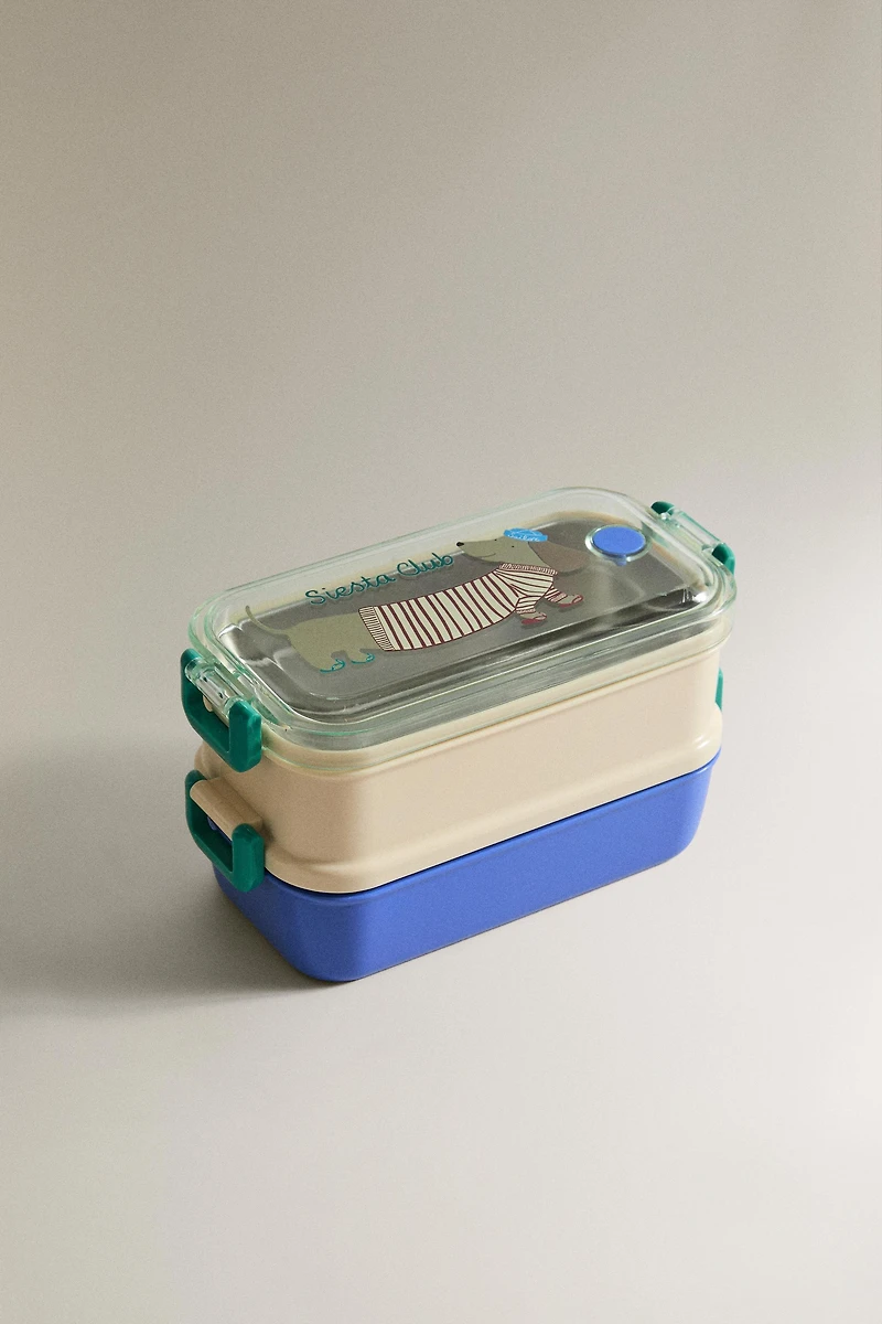 KIDS' DOUBLE DOG LUNCH BOX