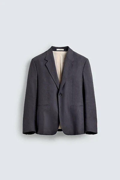 100% LINEN SUIT BLAZER