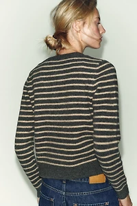 STRIPED CARDIGAN
