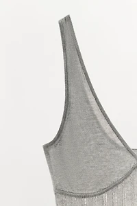 VISCOSE BLEND KNIT BODYSUIT