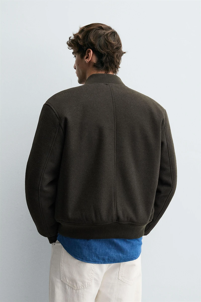 COMBINATION BOMBER JACKET