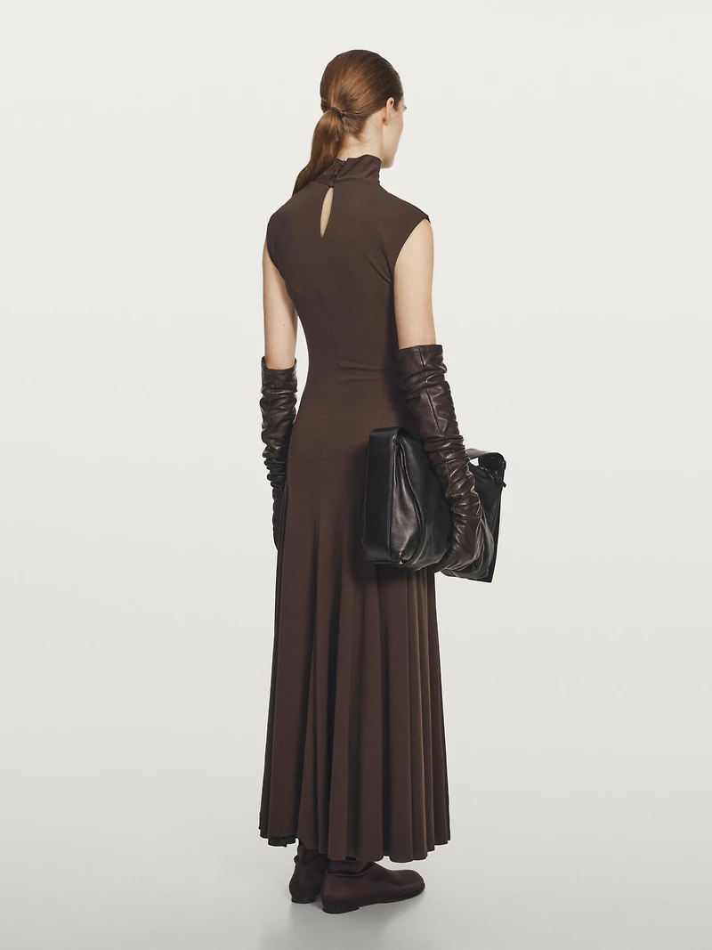 Robe longue à col montant - STUDIO