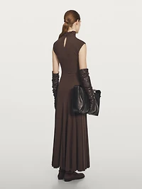 Robe longue à col montant - STUDIO