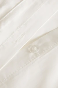 PERCALE FLAT SHEET WITH PIPING (800 THREAD COUNT)