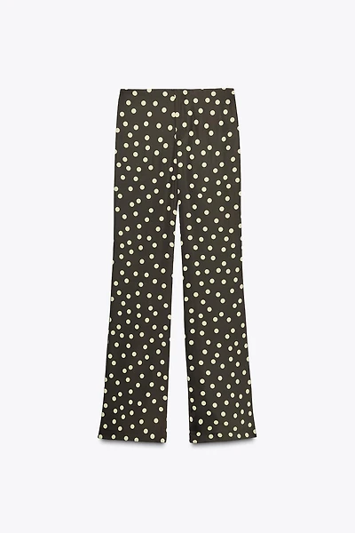 SATIN FLARE PANTS