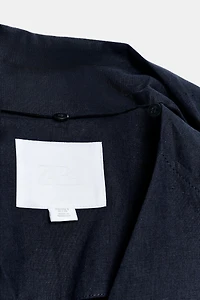 OVERSIZED LINEN BLEND COAT ZW COLLECTION