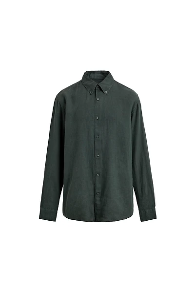 REGULAR FIT 100% LINEN SHIRT