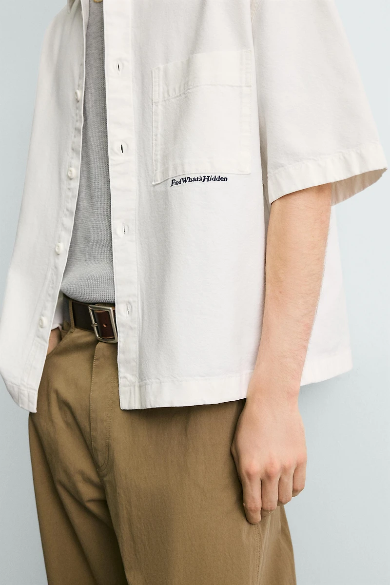 CHEMISE RELAXED FIT IMPRIMÉ GOLF