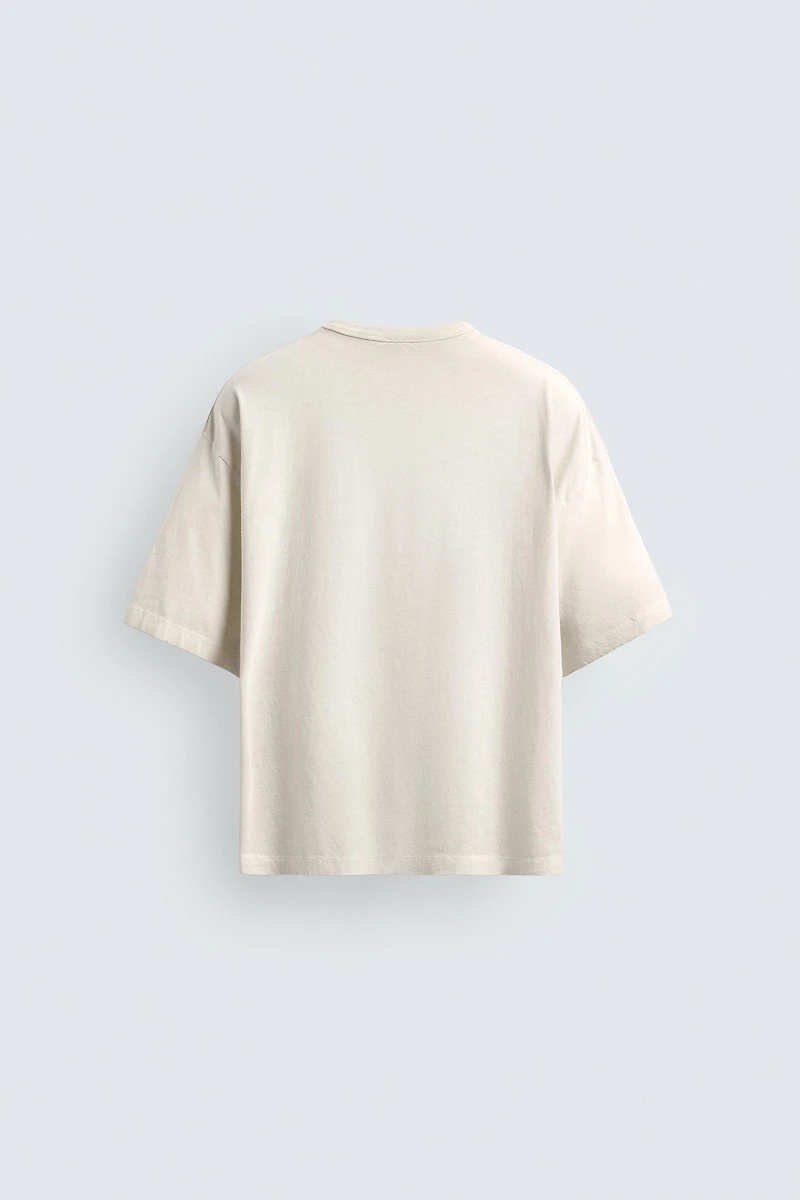 WASHED MARKER TEXT T-SHIRT