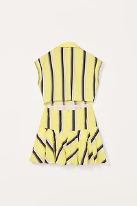 LIMITED EDITION STRIPED BALLOON DRESS