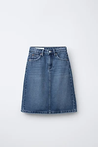 JUPE MIDI EN DENIM