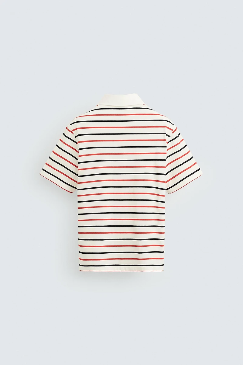 STRIPED POLO SHIRT