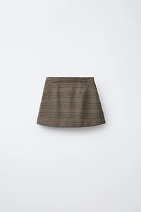 PLAID SKORT