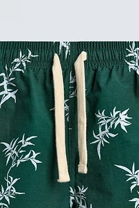 LONG LEAF PRINT SWIMSUIT