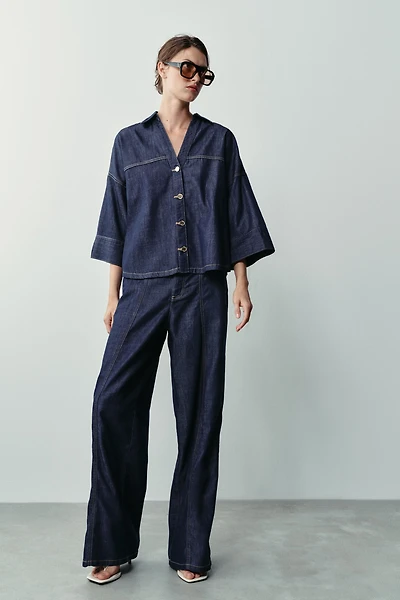 Z1975 HIGH-RISE WIDE-LEG JOGGER JEANS