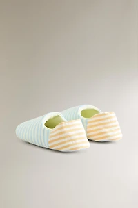 KIDS' STRIPED SLIPPERS