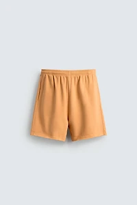 BERMUDA JOGGER DÉLAVÉE COUPE DÉCONTRACTÉE