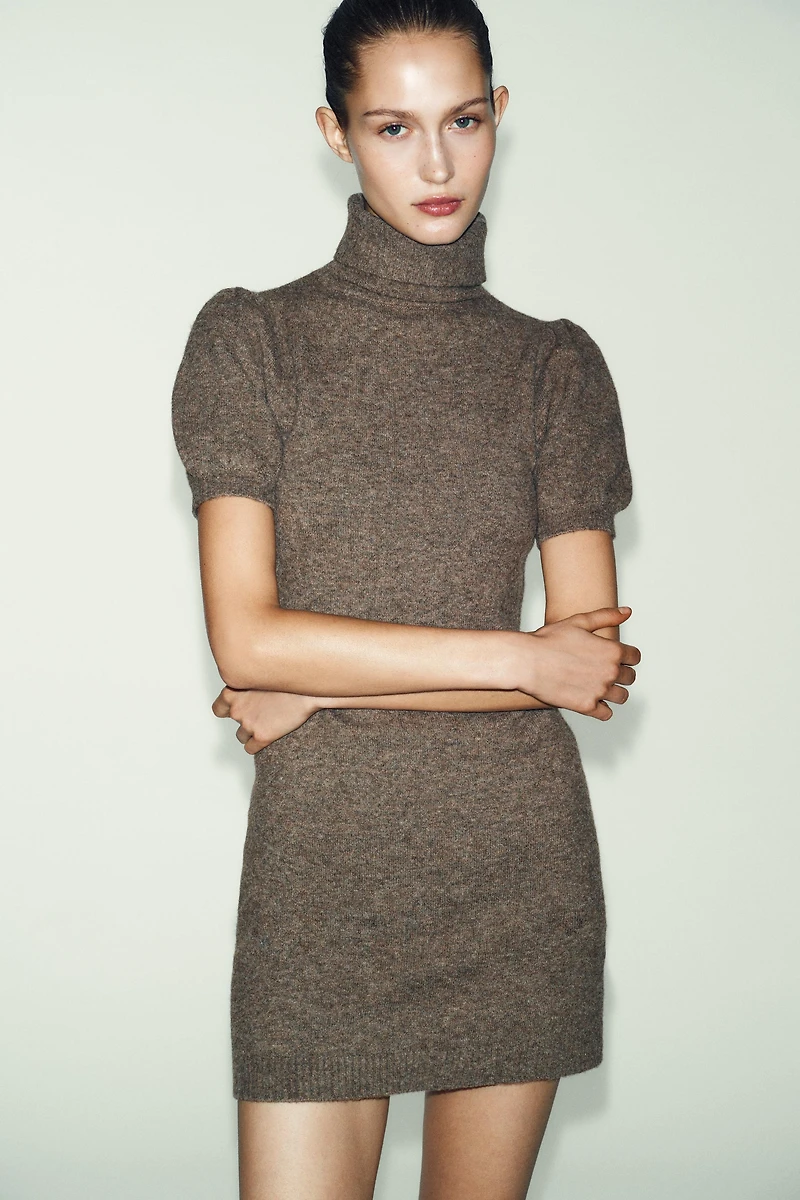 KNIT MINI DRESS