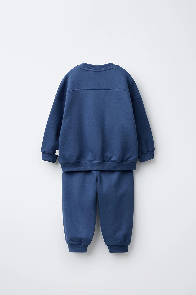 ENSEMBLE DE JOGGING SWEAT-SHIRT ET PANTALON JOGGER ÉTIQUETTE