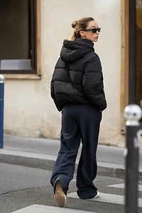 SHORT WATER AND WIND PROTECTION ANORAK WITH HOODIE