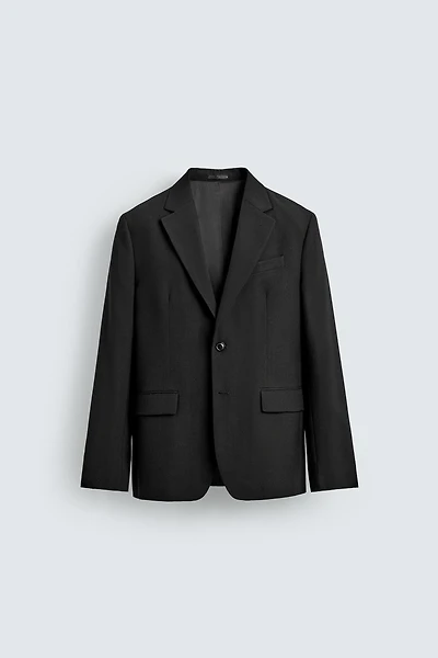 WOOL BLEND SUIT BLAZER
