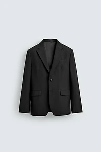 WOOL BLEND SUIT BLAZER