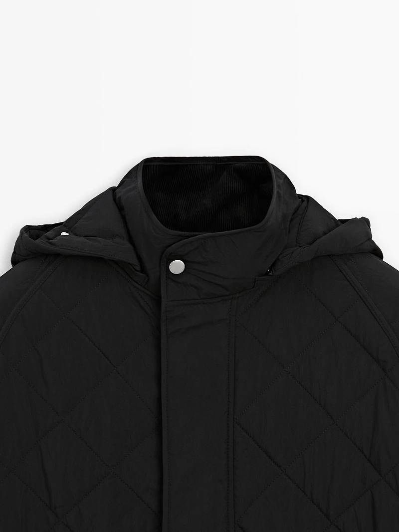 Water-repellent puffer jacket