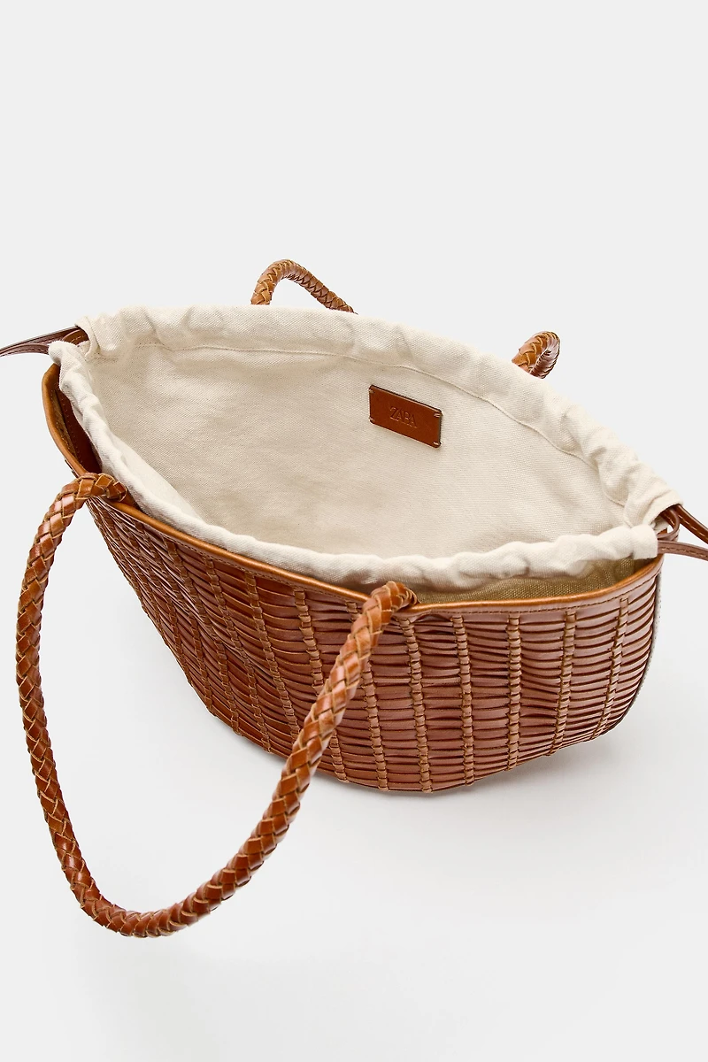 SAC EN CUIR TRESSÉ